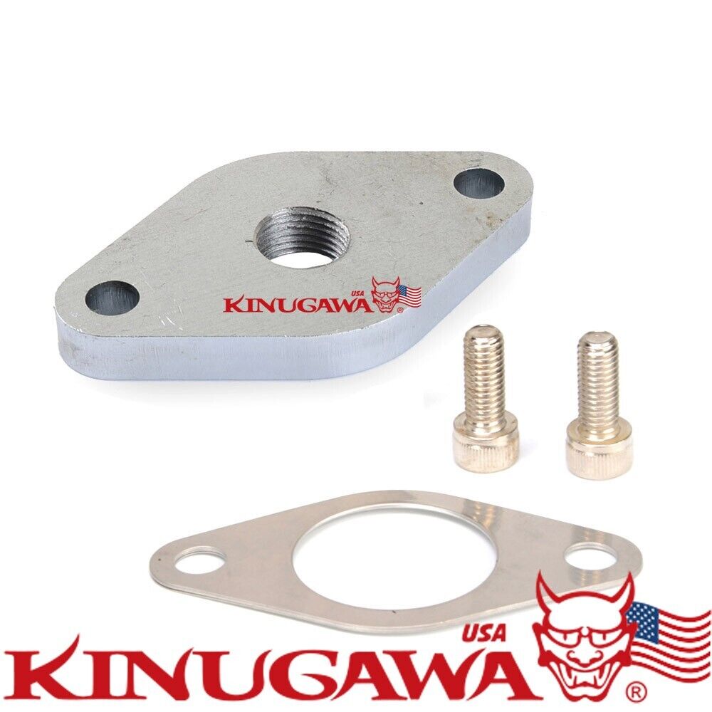 thumbnail image 2 of Kinugawa Stainless Block Off Plate For 38mm External Wastegate - 2 Bolt Flange 2 of 4