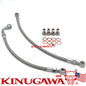 Stainless Braided Oil cooler Lines Hose Pipes Kit for Mitsubishi EVO 7 8 9