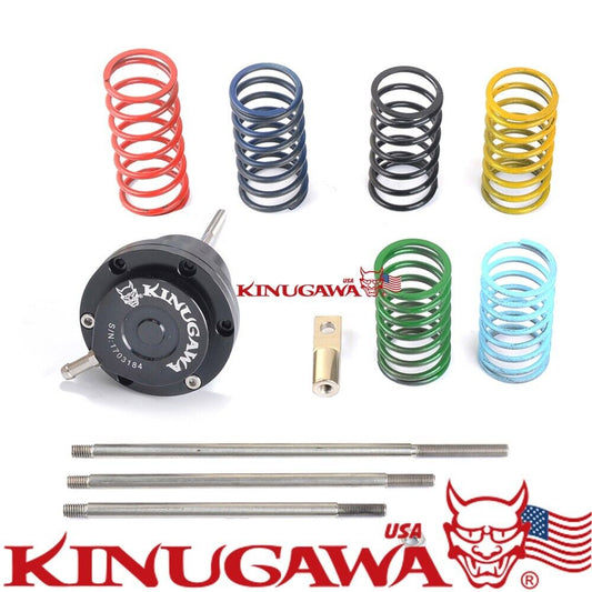 Kinugawa Universal Turbo Adjustable Wastegate Actuator w/ 6 x spring and 4 x Rod