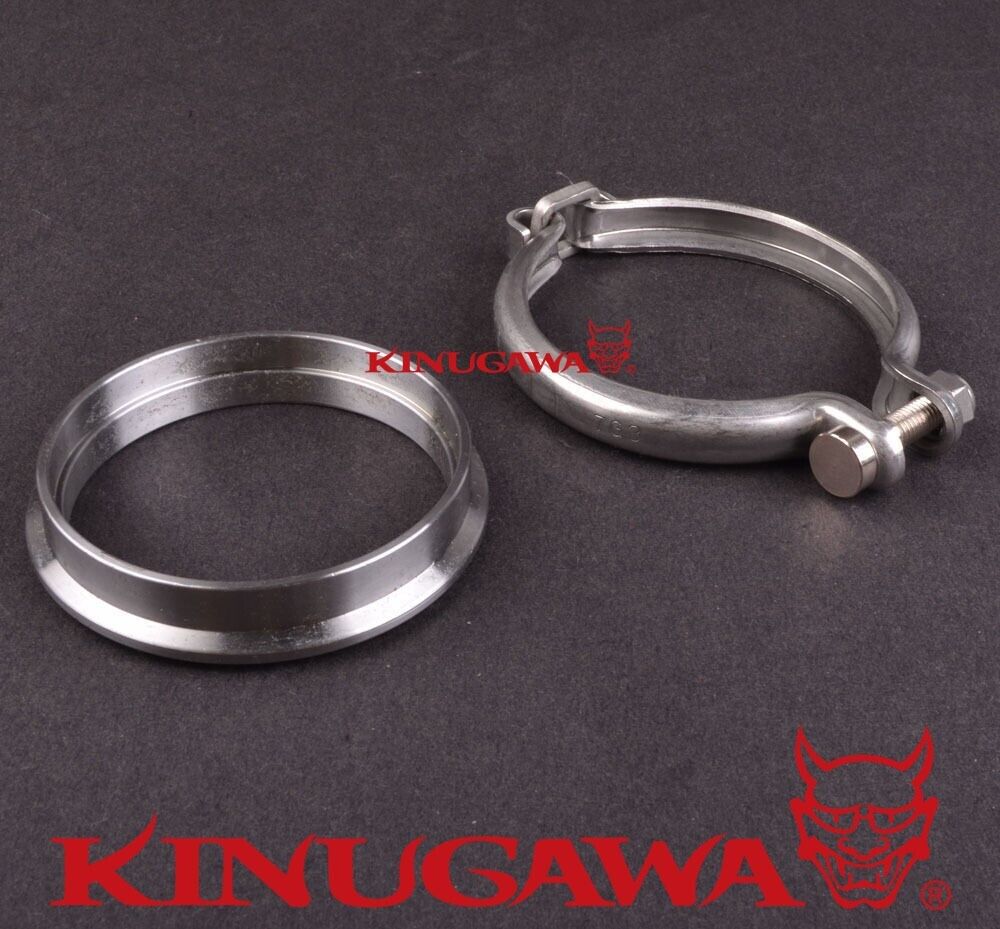 Kinugawa Turbine Dump Pipe V-Band Adapter TD05H TD06SL2 TD06H 3"  Ring W/ Clamp