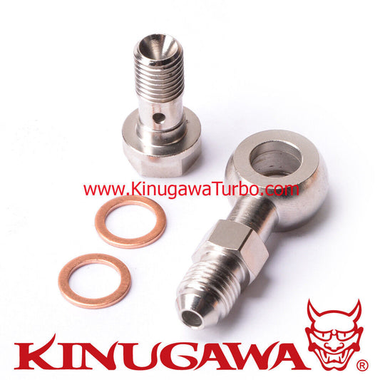 Turbo Oil Feed Banjo Bolt Kit M12x1.75mm For GMC Turbo 1.5mm