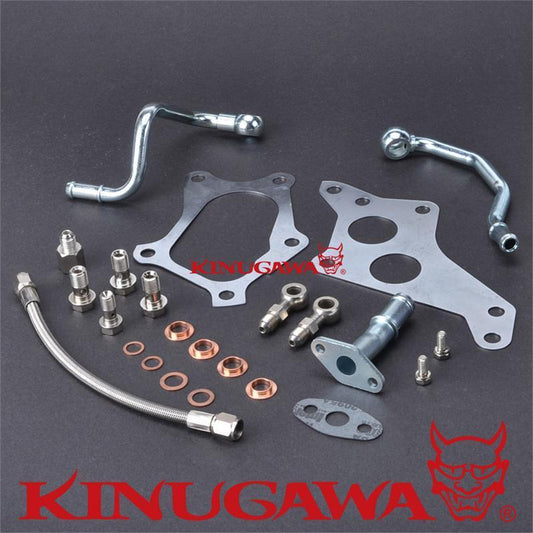 Turbo Oil & Water Line Kit For Subaru VF38 VF44 VF45 Turbo