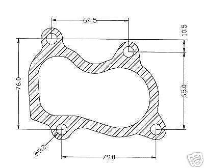 Turbo Gasket Set IHI RHF4 RHF5 RHB5 ISUZU 4JG2T MAZDA Yanmar