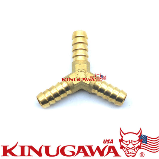 3 Way Turbo Vacuum Air Fuel Barb Fitting Triple Y Adapter 3/8 Hose ID 