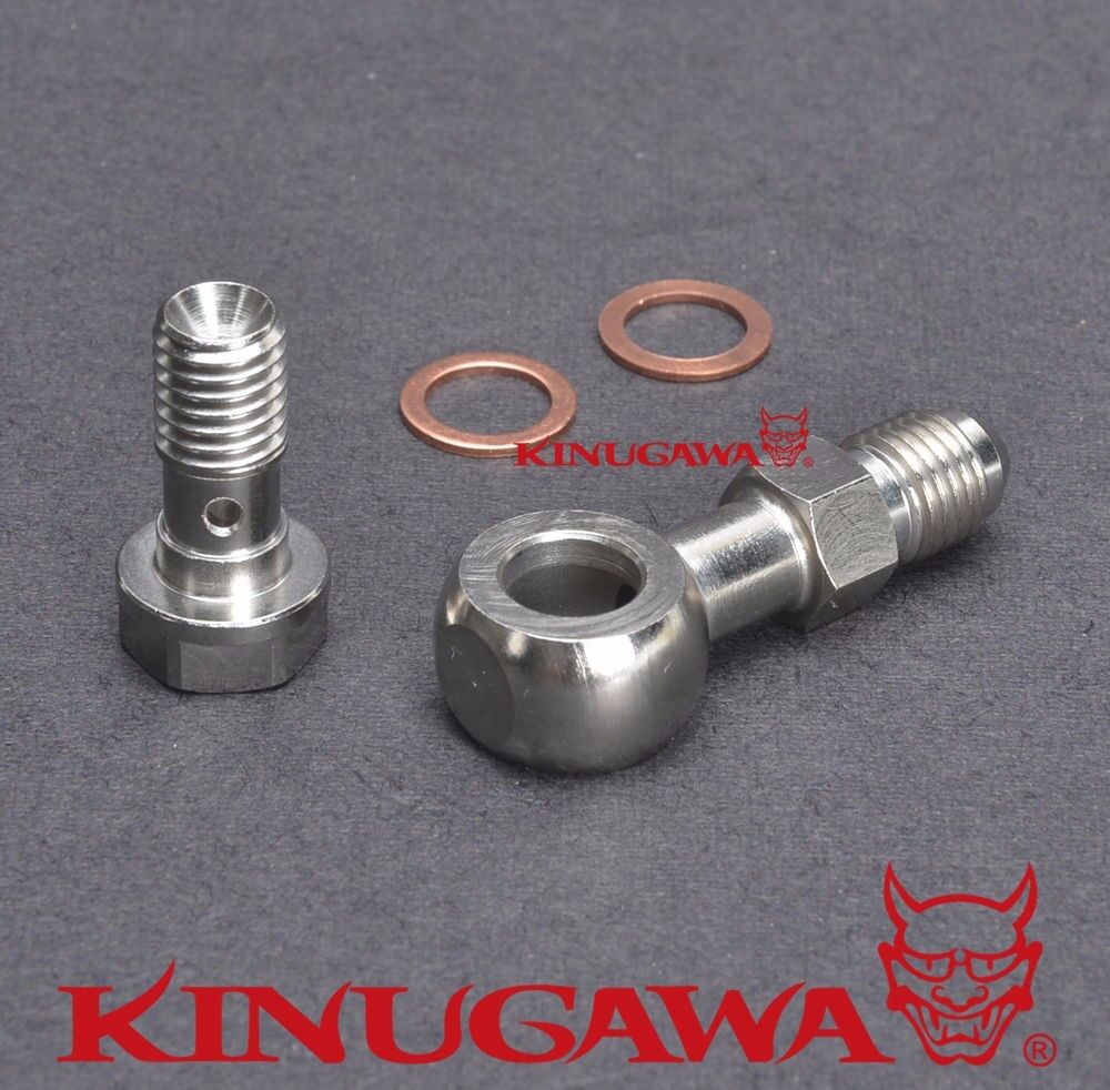 Kinugawa Banjo Bolt Kit FOR NISSAN CA180DET SR20DET Turbo Oil Feed T25 T28