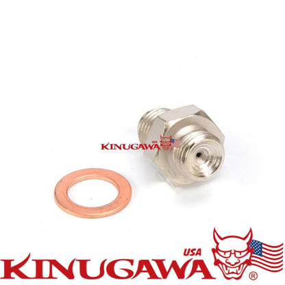 -4AN Turbo Oil Feed Fitting 7/16-24 Garrett GT25R GT28R GT30R GT35R Ball Bearing