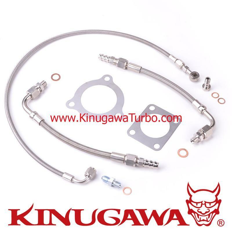 Kinugawa for Hyundai Genesis Turbo Oil / Water line kit / Install kit TD04L