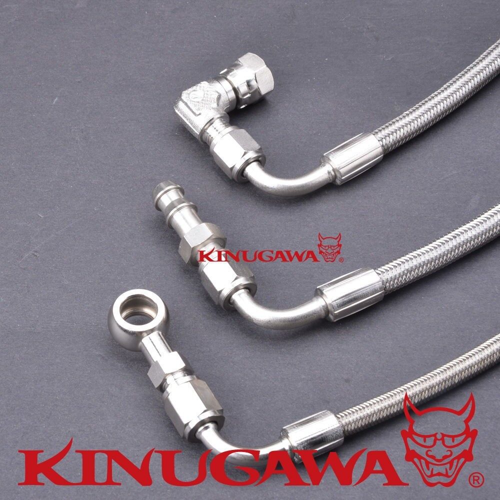 Kinugawa Oil & Water Line Kit for Ford VOLVO 2.0 Eco Boost w/ Stock K03 Turbo