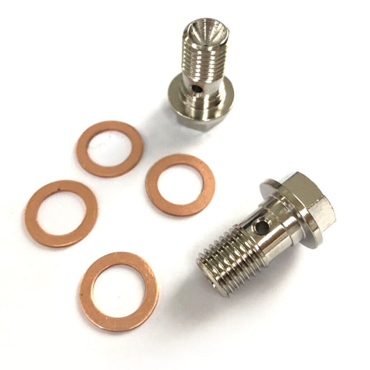 Banjo Bolt Kit M12x1.5mm VOLVO SAAB TD04H TD04HL Turbo Feed 2.5mm hole 