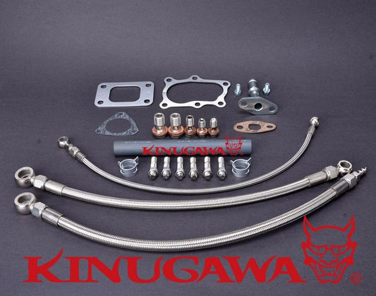 Kinugawa Turbo Oil & Water Line Kit FOR Nissan RB25DET Skyline Stock T3