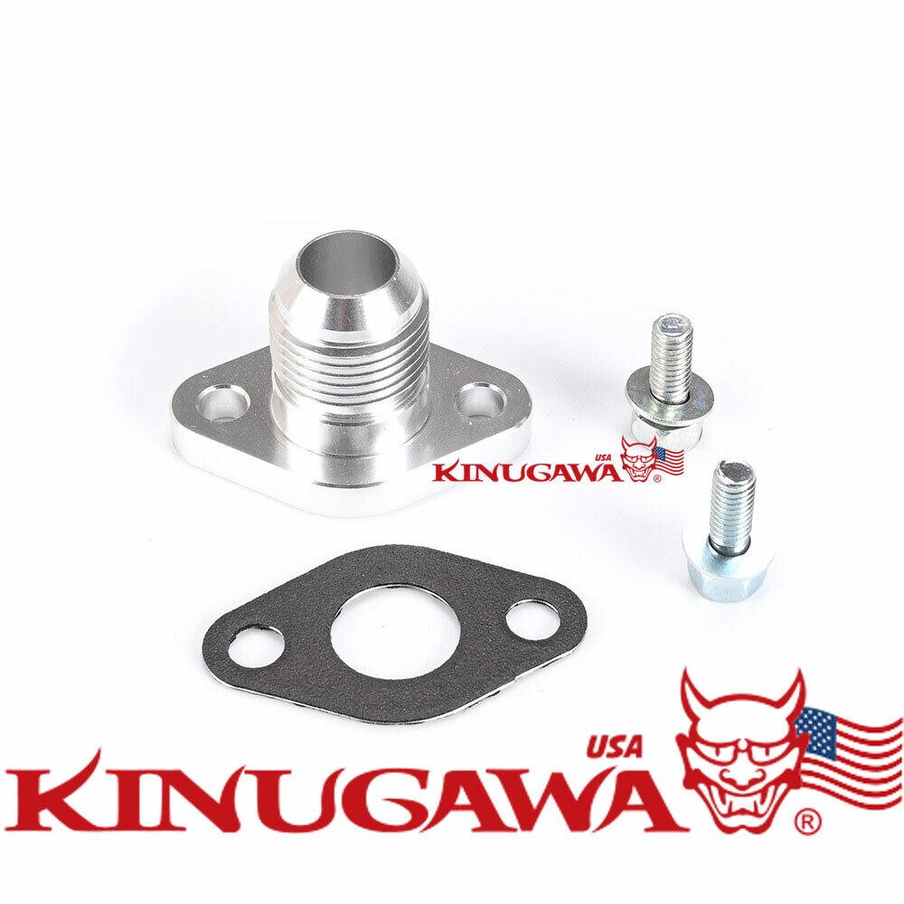 -10AN Oil drain flange kit For 97~05 AUDI VW 20V 1.8T A3 A4 engine side 