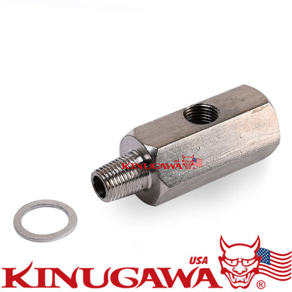 1/8 NPT Stainless Sensor Adapter Fitting  For Oil Pressure Gauge 