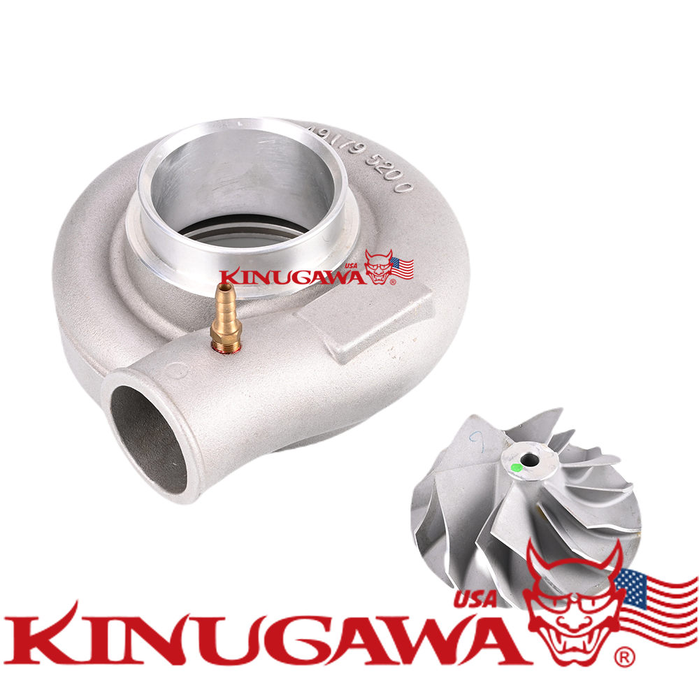 Kinugawa A/R60 3.15"  inlet Upgrade Turbo Compressor Housing + T04R Wheel