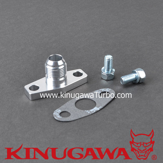 Billet Alumimum Turbo Oil Return Flange -8 AN Garrett T25 T28 44mm hole to hole