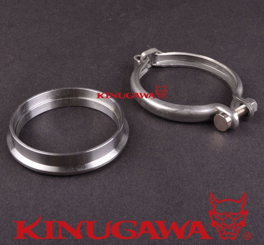 Kinugawa Turbine Dump Pipe V-Band Adapter GT28R GT30R GT35R 3"  Ring W/ Clamp