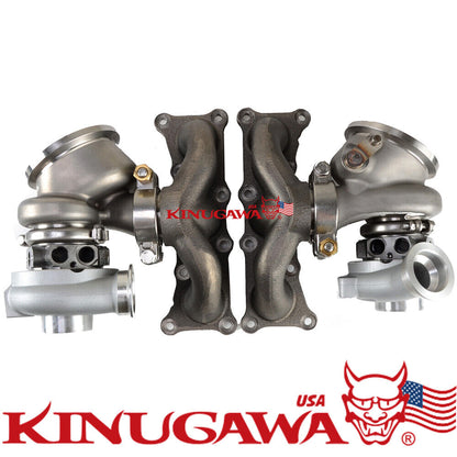 Bolt on Kinugawa upgraded Twin Turbo Kit For BMW N54 135i/335i/535i TD04L-19T 