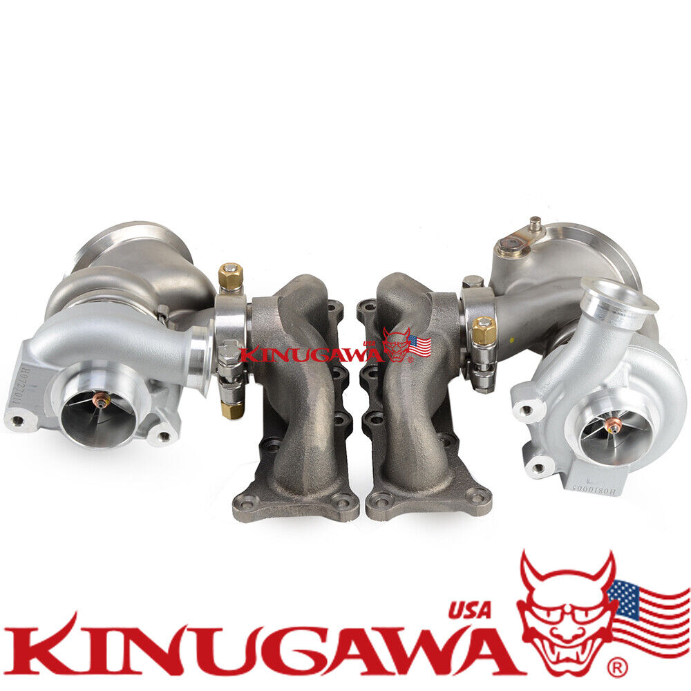 Bolt on Kinugawa upgraded Twin Turbo Kit For BMW N54 135i/335i/535i TD04L-19T 