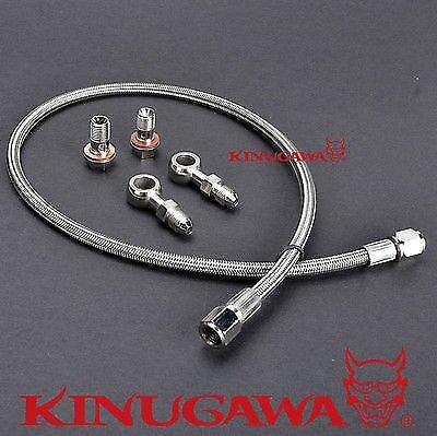 Turbo Oil Feed Line FOR Nissan S13 SR20DET GTiR G20 w/ Factory T25 Turbo 1.5mm