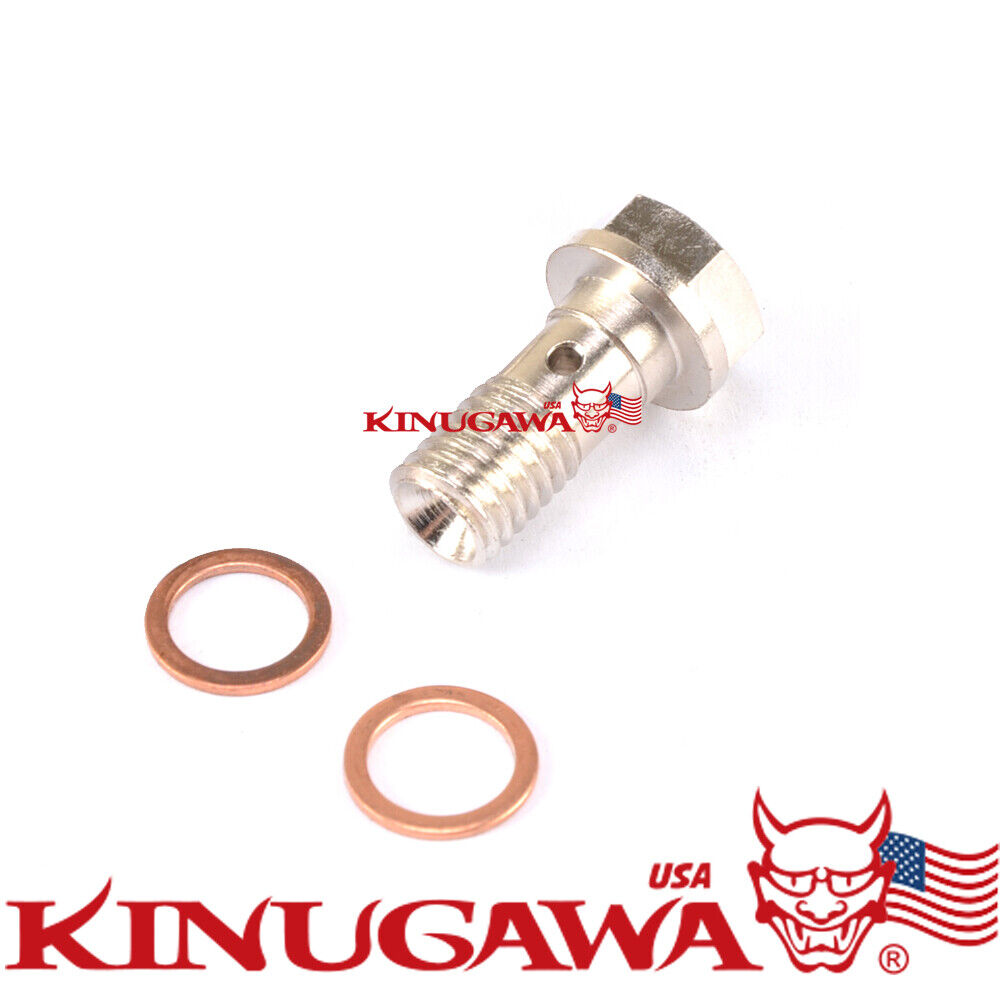 Banjo Bolt M10x1.25mm For TRUSTs' TD04H T517Z T518Z TD06SL2 Turbo 1.5mm hole