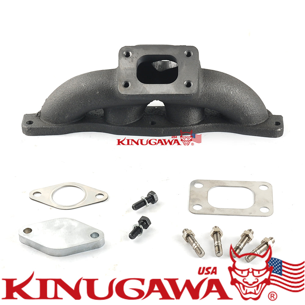 Turbo Exhaust Manifold T25 Flange For Toyota Celica / Corolla 1.8 1ZZ-FE w/ WG