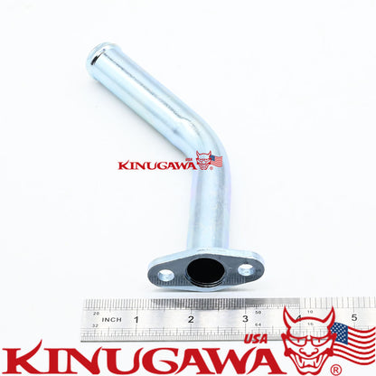 Turbo Oil Return Drain Pipe Kit for Mitsubishi TD03 TD04 TD05 TD06 Turbos 45Deg 19mm