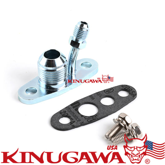 Turbo Oil Feed Return Flange ForTOYOTA 1KD-FTV 3L Land Cruiser Prado Hilux Hiace